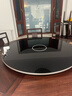 富得莱饭菜保温板加热菜板暖菜板圆形家用智能多功能带火锅电磁炉自动恒温餐桌旋转盘神器 语音黑120cm电动旋转电磁炉火锅 实拍图