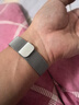 臣颂（CHENSONG）适用华为手环band/7表带米兰尼斯磁吸金属表带通用华为手环7nfc版个性潮透气腕带替换带银色 实拍图