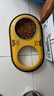 HELLOJOY猫碗 狗碗狗盆宠物双碗不锈钢猫食盆防打翻狗食盆 黄色大号 实拍图