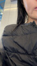 无印良品（MUJI）女式 轻量羽绒便携式 背心 马甲马夹女款冬季内胆保暖女装 黑色 XL (165/92A) 实拍图