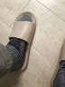 京东京造【抗菌皮纹拖】eva软弹家居防臭浴室新款拖鞋男士 深棕色 40-41 实拍图