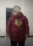 弥美乐奶奶装冬季羽绒棉服外套2024新款老年人衣服60-80岁妈妈装棉衣女 699红色棉袄（棉服厚度上再加绒） 3XL 适合115-130斤 实拍图
