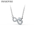 施华洛世奇（SWAROVSKI）【七夕情人节礼物】   HYPERBOLA INFINITY 永恒爱意 项链女 镀白金色 5520576 实拍图