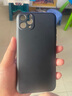 品胜（PISEN）适用苹果11Pro Max手机壳 iPhone11Pro Max保护套 全包防摔柔性液态手机软壳 裸机手感黑色 实拍图