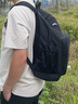 安踏（ANTA）麻薯包 男女夏季潮流双肩包电脑包学生书包校园经典复古帆布包 基础黑【24L】 均码（约24L） 实拍图