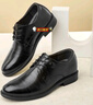 海澜之家HLA皮鞋男士商务休闲秋冬正装德比鞋子男H164/H172 增高款42 实拍图
