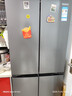 荣事达一级能效超薄冰箱 360升十字四门风冷无霜对开门 家用大容量 冷冻冷藏节能低噪省电冰箱 360升钛深灰【风冷无霜+一级能效】全国联保 实拍图