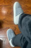 京东京造【防水两穿】棉拖鞋包脚秋冬保暖棉拖鞋女士卡其色40-41JZ-2434 实拍图