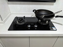 万和（Vanward）【小圆鼎X1·5kW】天然气燃气灶猛火烟灶联动家电以旧换新国家补贴20%嵌入式家用煤气双炉具台X1 实拍图