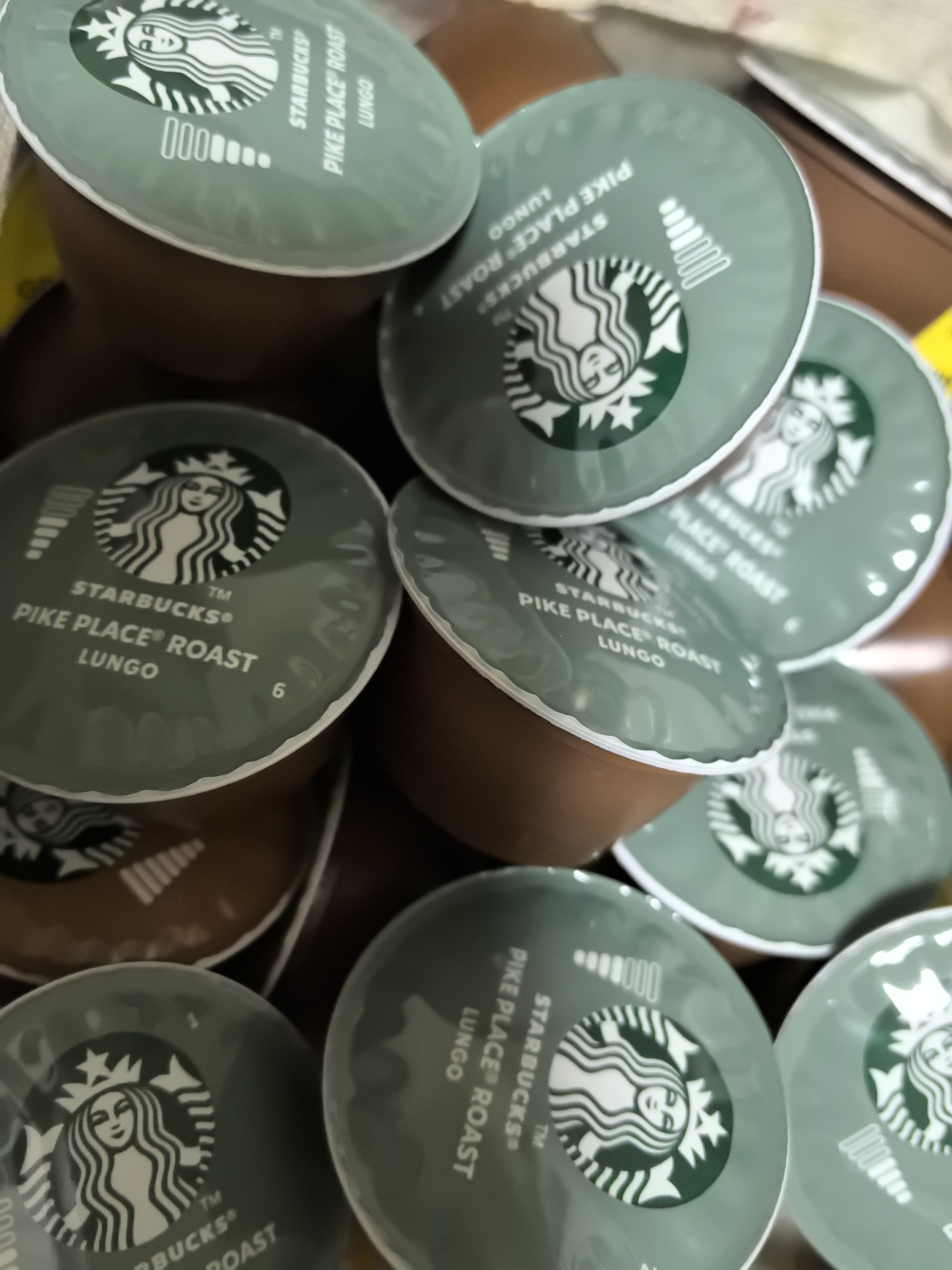 星巴克（Starbucks）多趣酷思胶囊咖啡Dolce Gusto意式黑咖啡拿铁卡布奇诺美式12粒装 派克市场美式78g/盒 实拍图