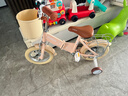 凤凰（Phoenix）儿童自行车3-4-6-10岁宝宝脚踏车男孩女孩童车折叠单车 仰望樱花粉+辐条轮-带后座款 12寸（建议身高90-110cm） 实拍图