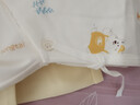 童泰新生儿半背衣婴儿衣服四季0-3个月初生宝宝纯棉上衣和尚服2件装 黄色小熊(精梳纯棉) 52 码(建议0-2个月身高50-55cm) 实拍图