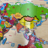 福孩儿特大号磁性世界地图拼图木制早教益智玩具男女孩儿童小学生日礼物 实拍图