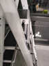 鸿志静选德国多功能置地梯子伸缩晾衣架双杠拉长晒被衣物移动人字梯两用梯 黑色平头双杠伸缩衣架四步梯 伸缩梯 实拍图