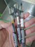 晨光（M&G）文具GP1008按动中性笔学生0.5黑笔签字笔商务子弹头考试专用水笔办公用品黑色10支笔+10支芯 实拍图
