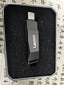 联想（Lenovo）64G 个性定制手机U盘 Type-C USB3.2 双接口旋转优盘 金属耐用 商务办公必备 SS370系列 灰色 实拍图