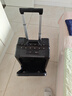 双星（doublestar）登机箱行李箱可上飞机20男士商务女开盖拉杆箱旅行箱密码箱皮箱子 哑光黑色【usb+杯架】 20寸【可登机箱】 实拍图