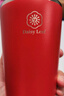Daisy Leaf 304不锈钢轻奢结婚抗菌刷牙杯高颜值漱口杯牙刷杯牙缸红色 实拍图