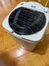 志高（CHIGO）脱水机甩干机小型迷你家用甩干桶出租房宿舍大容量单杠脱水桶烘干一体 9.8【蓝光不锈钢内桶加厚款】 实拍图