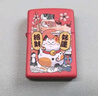 ZIPPO打火机防风煤油之宝火机油高颜值招财猫纪恋日生日精选礼物送男友 招财猫红哑漆爱情之书礼盒定制刻字款 实拍图