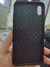可乐猪适用苹果X/XS/XR手机壳iPhoneXSMax编织皮纹软壳透气散热硅胶防摔全包超薄裸机后壳保护套商务男款 苹果XSMax【黑色】皮纹编织壳 实拍图