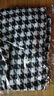 【全网热销】围巾氛围感千鸟格学生韩版情侣秋冬保暖百搭 黑白千鸟格【活动专享】 68*190cm 实拍图