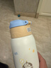 膳魔师（THERMOS）小学生316L不锈钢可替换双盖水杯幼儿园开学儿童保温杯550mL 蓝 实拍图