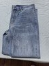 京东京造【四面高弹】牛仔裤男休闲裤子男直筒秋季莱卡衣服 浅蓝35 实拍图
