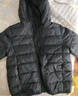 雪中飞（SNOWFLYING）儿童轻薄羽绒服男童保暖防寒新款童装中大童女童薄款冬外套 黑色 160 实拍图