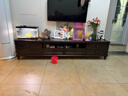 方寸毫厘电视柜 美式实木电视柜家具客厅视听柜子多抽屉电视机柜影视柜 实木电视柜2.2米 深胡桃色 实拍图