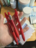 派通（Pentel）【热门商品】BLN105按动红色中性笔高颜值0.5mm签字笔商务学生速干水笔水性笔文具 红杆红芯单支装 实拍图