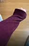 乔沃【本命年红100%绵羊毛】半高领纯羊毛衫男中年打底过年保暖红毛衣 实拍图