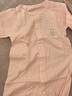 贝瑞加（Babyprints）宝宝连体衣纯棉婴儿夏季衣服儿童家居睡衣薄款爬服A类柔软 粉90 实拍图