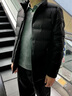 柒牌（SEVEN）【RDS责任羽绒认证】柒牌三防羽绒服立领拉链石墨烯拒水鸭绒外套 黑色 L （175/92A） 实拍图