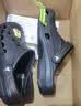 卡骆驰（CROCS）贝雅暖绒克骆格洞洞鞋|206633 黑/黑-060   36 /37(220mm)   实拍图