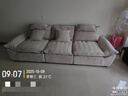 耶尔帆船沙发客厅2025新款中古风可移动靠背云朵棉麻雪尼尔沙发 3.0米多人位 雪尼尔1.2M宽可调节坐深乳胶坐垫 实拍图