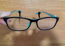 帕斯贝奇儿童硅胶眼镜框男女小学生超轻近视眼镜架有度数配远视散光防蓝光 大码16875黑蓝（适合10-13岁） 单镜架 实拍图