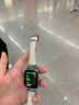 适用apple watch表带s11/s10真皮复古凯旋门女iwatchs9苹果手表87 【双面真皮】米白色+钻壳 适用iwatch 7/8/9【41mm】表带 实拍图