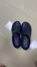 迪卡侬（DECATHLON）游泳男士凉鞋沙滩拖鞋洞洞鞋外穿NABD2028002深蓝色网格款44码 实拍图