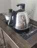 一号茶【首单立减】茶具茶桌防烫烧水壶全自动上水泡茶壶茶几嵌入式抽水壶家用烧水套装一体整套 1L 黑色-双层防烫全自动-20*37cm 实拍图