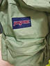 JANSPORT杰斯伯书包轻便双肩包男女旅行包简约背包电脑包学生校园 4QUE96D橄榄绿-侧袋+隔层 实拍图