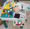 星涯优品 儿童玩具积木桌男女孩拼装益智玩具学习餐桌子可增高生日礼物 实拍图