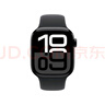 Apple/苹果 Watch Series 10 智能手表GPS+蜂窝款42毫米亮黑色铝金属表壳黑色运动型表带S/M MWXM3CH/B 实拍图