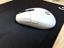 罗技（G）G304 LIGHTSPEED无线鼠标 游戏鼠标 轻质便携 绝地求生FPS鼠标英雄联盟LOL吃鸡 生日礼物 白色 实拍图