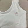 浪莎女童内衣发育期小学生第一阶段纯棉7~8~12岁女孩大儿童宽带小背心 白色+肤色 【双层棉·发育初期】 均码 (S) (适合40-60斤) 实拍图