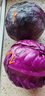 京鲜生山东新鲜紫甘蓝净重3斤单果200g+卷心菜甘蓝 新鲜蔬菜源头直发 实拍图