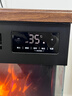 先锋（SINGFUN）石墨烯取暖器台地两用电暖器家用暖风机壁炉 LED数显屏离线语音木纹质感DBL-GY1R 实拍图