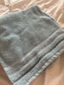 金号毛巾家纺 3A抗菌A类纯棉吸水洁面巾 洗脸毛巾棕色系  70*34cm/条 实拍图