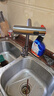 京东京造水龙头厨房 洗菜盆冷热抽拉式三功能304不锈钢飞雨瀑布水槽龙头 实拍图