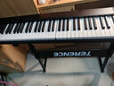 特伦斯折叠钢琴88键便携式电钢琴成人儿童电子琴重力度键盘V30pro家用 炫酷黑+专用琴包+Z型琴架 实拍图